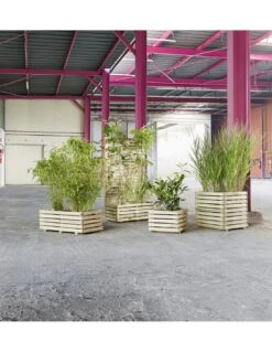 Bac Carré Küb En Bois Traité Autoclave - 60x60xH60 Cm -Produits De Jardin bac carre kueb taille au choix en bois traite autoclave 3