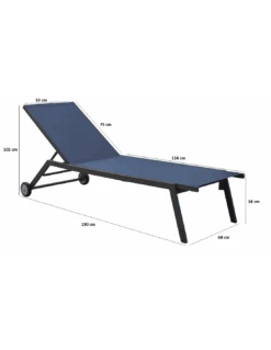 Bain De Soleil Florence En Aluminium - Grey / Gris 8 Bain De Soleil Florence En Aluminium - Grey / Gris -Produits De Jardin bain de soleil florence aluminium et toile tpep proloisirs 1