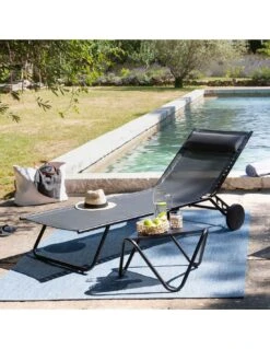 Lafuma Bain De Soleil Miami Batyline Duo Obsidian -Produits De Jardin bain de soleil miami batyline duo obsidian 3