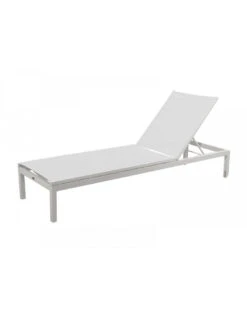 Bain De Soleil Thema Avec Roues En Aluminium 5 Positions - Grey / Gris -Produits De Jardin bain de soleil thema avec roues en aluminium 5 positions 4