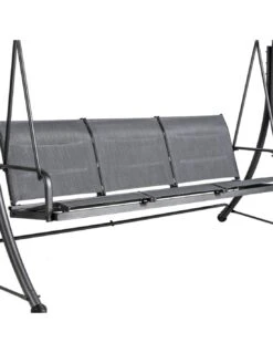 Balancelle De Jardin LAKO 3 Places - Polyester Et Acier -Produits De Jardin balancelle de jardin lako 3 places polyester et acier 3