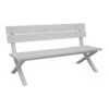 Banc De Jardin CROSSWAY - Aluminium - Blanc -Produits De Jardin banc de jardin crossway aluminium au choix