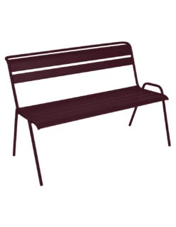 Banc De Jardin Monceau 2/3 Places En Métal Empilable - Citron Givré