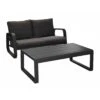 Canapé Antonino 2 Places + Table - Graphite -Produits De Jardin canape antonino 2 places table oceo 10