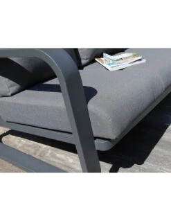 Canapé Antonino 3 Places + Table - Graphite -Produits De Jardin canape antonino 2 places table oceo 8