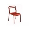 Chaise De Jardin EOS Empilable En Aluminium - Rouge -Produits De Jardin chaise de jardin eos empilable en aluminium coloris au choix 1