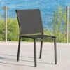 Chaise De Jardin Essentia Empilable - Aluminium Graphite -Produits De Jardin chaise de jardin essentia empilable aluminium graphite