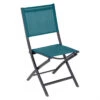 Chaise De Jardin Pliante Essentia - Graphite / Bleu Canard -Produits De Jardin chaise de jardin pliante essentia graphite bleu canard