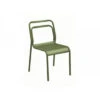 Chaise EOS Empilable En Aluminium - AMANDE -Produits De Jardin chaise eos empilable en aluminium amande