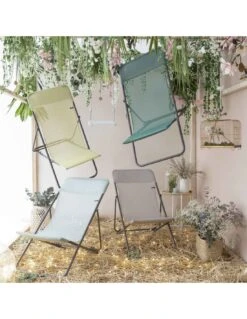 Lafuma Maxi Transat Batyline Terre -Produits De Jardin chaise longue maxi transat batyline terre 2