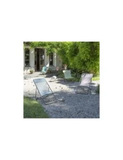 Lafuma Maxi Transat Batyline Terre -Produits De Jardin chaise longue maxi transat batyline terre 3