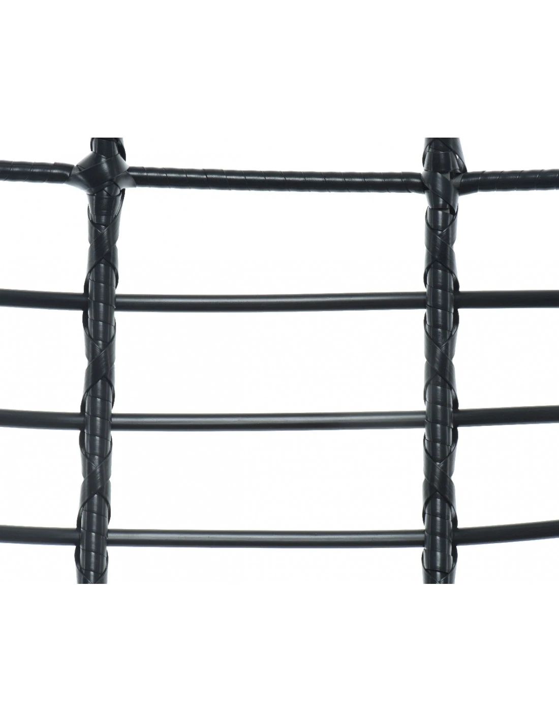 Fauteuil œuf Suspendu LONDON - Acier époxy Et Résine Tressée 8 Fauteuil œuf Suspendu LONDON - Acier époxy Et Résine Tressée – Image 6