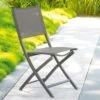 Chaise Pliante Essentia - Aluminium Tonka Assise Wengé -Produits De Jardin chaise pliante essentia aluminium tonka assise wenge
