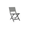 Chaise Pliante Nils - Anthracite Textylène Argent -Produits De Jardin chaise pliante nils plusieurs coloris 2