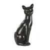 Chat Déco H58 Cm Au Choix Noir Ou Ivoire