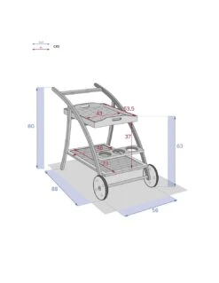 Desserte De Jardin TIWI Acacia Avec Plateau Amovible -Produits De Jardin desserte de jardin tiwi acacia avec plateau amovible 3
