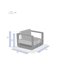 Fauteuil De Jardin Allure - Aluminium Traité époxy 14 Fauteuil De Jardin Allure - Aluminium Traité époxy -Produits De Jardin fauteuil de jardin allure 2 places aluminium traite epoxy 5