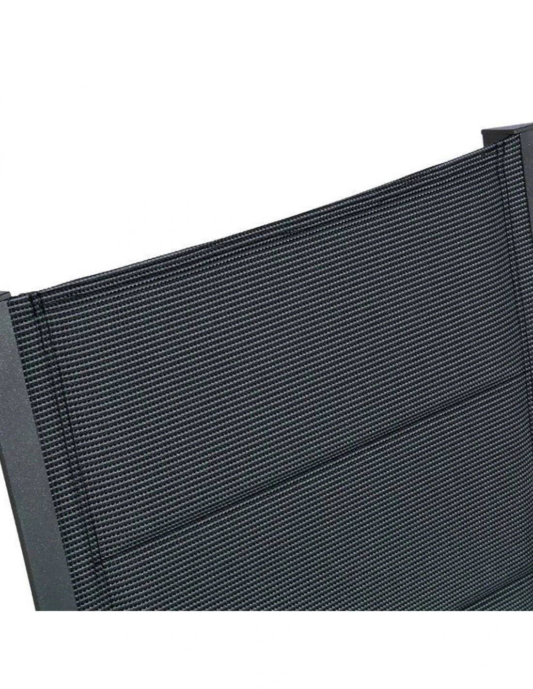 Fauteuil De Jardin Allure Empilable - Aluminium Et Texaline Matelassée - Graphite / Poivre 6 Fauteuil De Jardin Allure Empilable - Aluminium Et Texaline Matelassée - Graphite / Poivre – Image 4