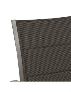 Fauteuil De Jardin Allure Empilable - Aluminium Et Texaline Matelassée - Praline / Speculos -Produits De Jardin fauteuil de jardin allure empilable aluminium et texaline matelassee praline speculos 2