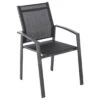 Fauteuil De Jardin Axiome En Aluminium Poivre Et Graphite -Produits De Jardin fauteuil de jardin axiome en aluminium poivre et graphite