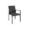 Fauteuil De Jardin Delia Empilable - Alu/Tpep/Acc - Graphite/noir -Produits De Jardin fauteuil de jardin delia empilable alutpepacc graphitenoir