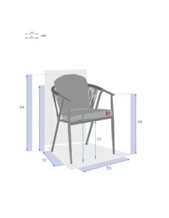 Fauteuil De Jardin Emperia - Aluminium Et Résine Tressée -Produits De Jardin fauteuil de jardin emperia aluminium et resine tressee 4
