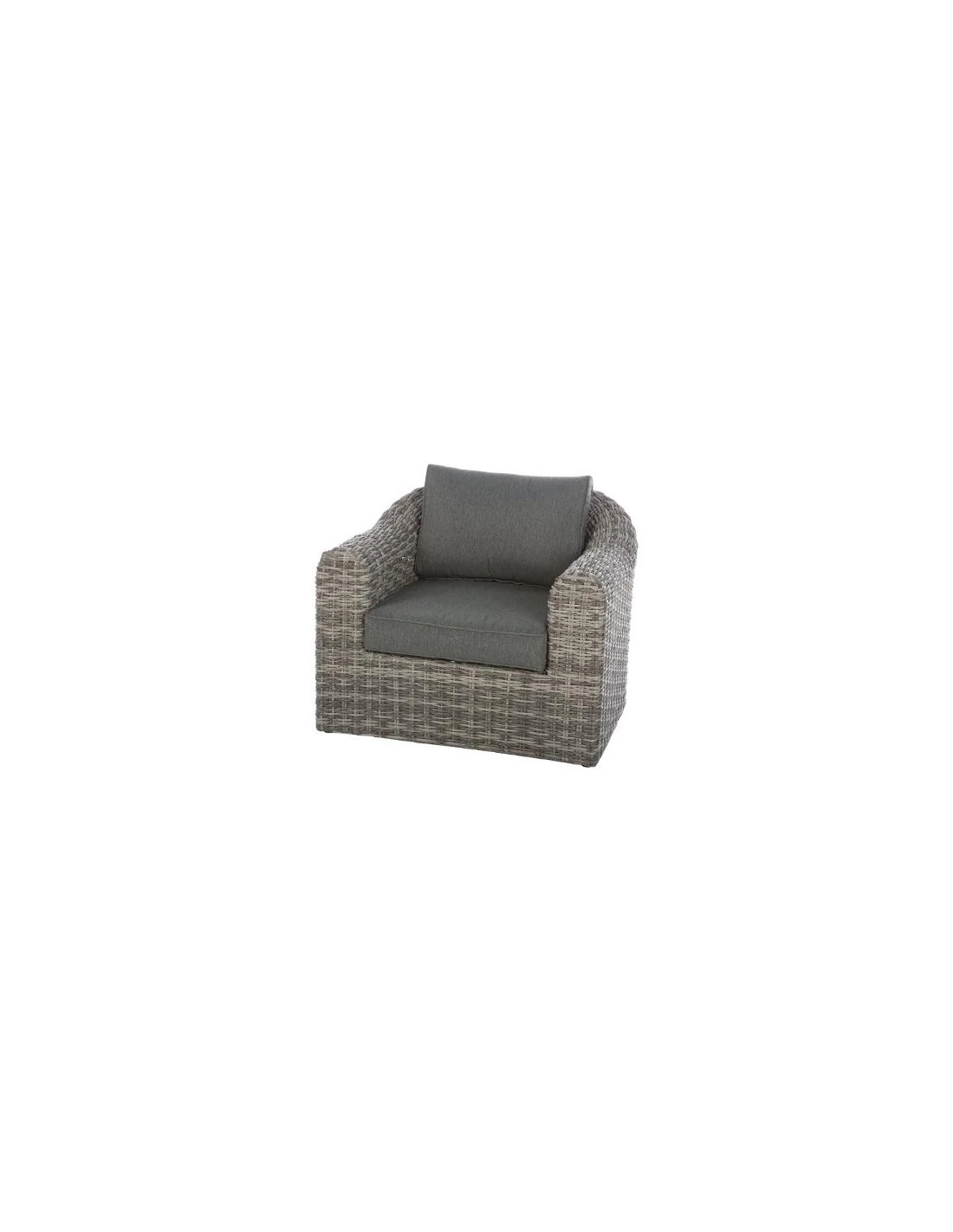 Fauteuil De Jardin Mooréa - Aluminium Et Résine Tressée 3 Fauteuil De Jardin Mooréa - Aluminium Et Résine Tressée