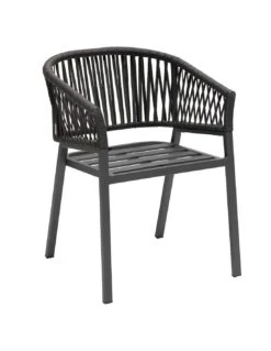 Fauteuil De Jardin Oriengo - Anthracite Et Graphite -Produits De Jardin fauteuil de jardin oriengo anthracite et graphite 2