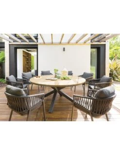 Fauteuil De Jardin Oriengo - Olive Et Graphite -Produits De Jardin fauteuil de jardin oriengo olive et graphite 4