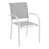 Fauteuil De Jardin Piazza - Aluminium Blanc - Galet / Blanc -Produits De Jardin fauteuil de jardin piazza aluminium blanc galet blanc