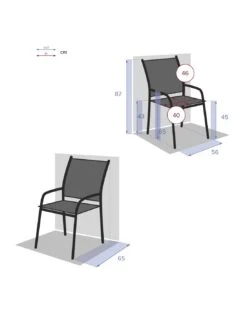 Fauteuil De Jardin Piazza - Aluminium Blanc - Galet / Blanc -Produits De Jardin fauteuil de jardin piazza aluminium blanc galet blanc 2