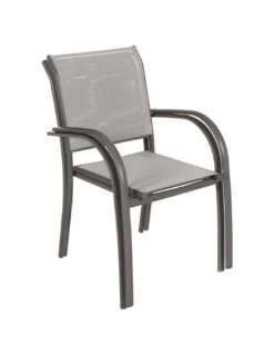 Fauteuil De Jardin Piazza - Aluminium Tonka - Noisette / Tonka -Produits De Jardin fauteuil de jardin piazza aluminium tonka noisette tonka 1