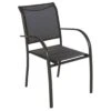 Fauteuil De Jardin Piazza Empilable - Aluminium Graphite - Graphite / Anthracite -Produits De Jardin fauteuil de jardin piazza empilable aluminium graphite graphite anthracite