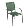 Fauteuil De Jardin Piazza Empilable - Aluminium Graphite - Graphite / Olive -Produits De Jardin fauteuil de jardin piazza empilable aluminium graphite graphite olive