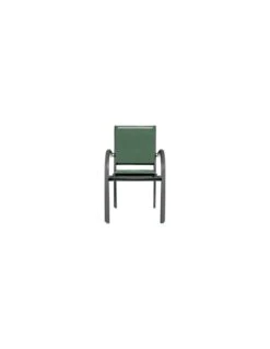 Fauteuil De Jardin Piazza Empilable - Aluminium Graphite - Graphite / Olive -Produits De Jardin fauteuil de jardin piazza empilable aluminium graphite graphite olive 2