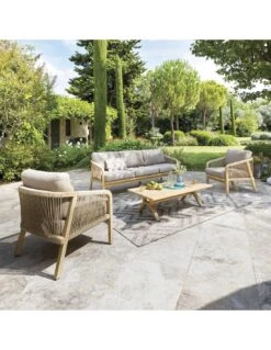 Fauteuil De Salon De Jardin Papouasie - Bois D'acacia -Produits De Jardin fauteuil de salon de jardin papouasie bois d acacia 5