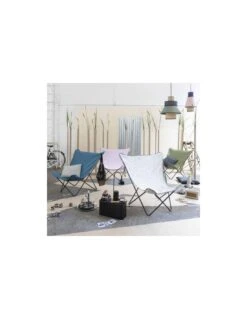 Fauteuil Design Pop Up XL Airlon - Lafuma - Bleu Delft -Produits De Jardin fauteuil design pop up xl airlon lafuma 7