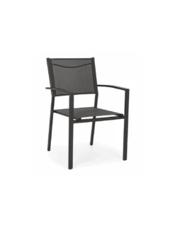 Fauteuil Empilable - Aluminium Anthracite