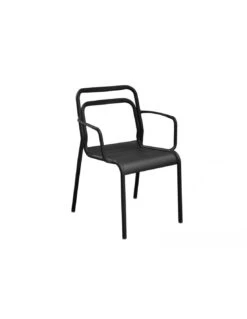Fauteuil EOS Empilable En Aluminium - Rouge -Produits De Jardin fauteuil eos empilable en aluminium coloris au choix 2