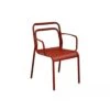 Fauteuil EOS Empilable En Aluminium - Rouge -Produits De Jardin fauteuil eos empilable en aluminium coloris au choix 3