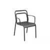 Fauteuil EOS Empilable En Aluminium - Graphite 1 Fauteuil EOS Empilable En Aluminium - Graphite -Produits De Jardin fauteuil eos empilable en aluminium coloris au choix 4