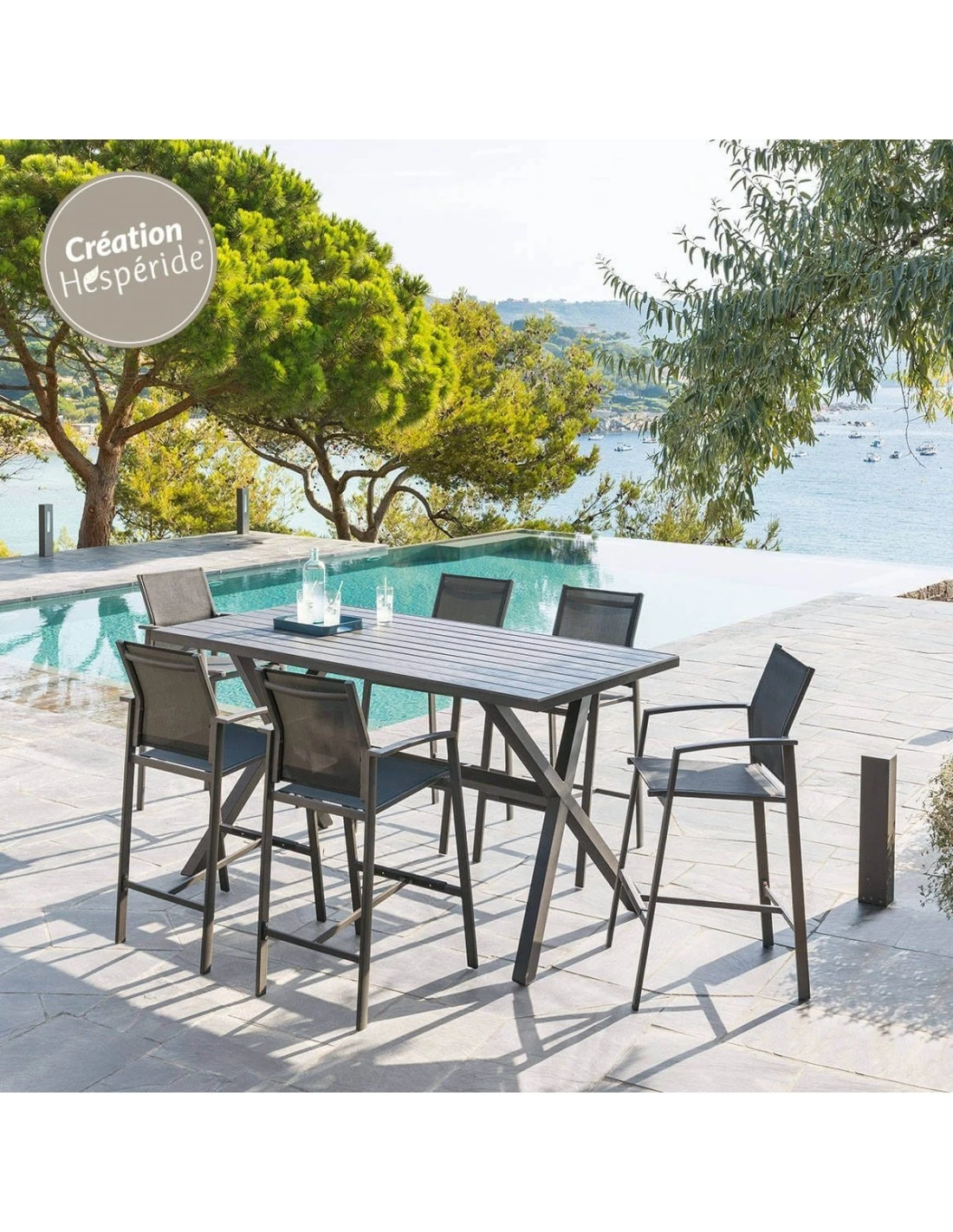 Fauteuil Haut Axiome - Aluminium Et Texaline - Hespéride 4 Fauteuil Haut Axiome - Aluminium Et Texaline - Hespéride – Image 2