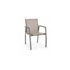 Fauteuil Hilla Empilable - Aluminium Café 1 Fauteuil Hilla Empilable - Aluminium Café -Produits De Jardin fauteuil hilla empilable aluminium cafe