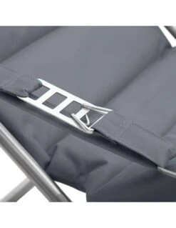 Fauteuil Relax De Jardin MILOS - Assise Matelassée - Ardoise -Produits De Jardin fauteuil relax de jardin milos assise matelassee ardoise 2