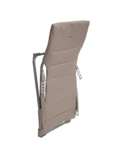 Fauteuil Relax De Jardin MILOS - Assise Matelassée - Taupe -Produits De Jardin fauteuil relax de jardin milos assise matelassee taupe 3