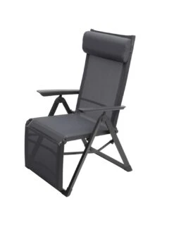 Fauteuil Relax Decima - Inclinable 8 Positions - Graphite / Anthracite -Produits De Jardin fauteuil relax decima inclinable 8 positions graphite anthracite 1 5