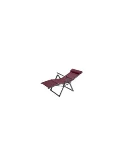 Fauteuil Relax Decima - Inclinable 8 Positions - Graphite / Bordeaux -Produits De Jardin fauteuil relax decima inclinable 8 positions graphite bordeaux 2