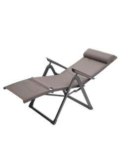 Fauteuil Relax Decima - Inclinable 8 Positions - Noisette / Praline -Produits De Jardin fauteuil relax decima inclinable 8 positions noisette praline 2