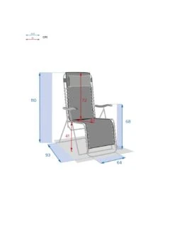 Fauteuil Relax Silos Basculant - 5 Positions - Bordeaux -Produits De Jardin fauteuil relax silos basculant 5 positions bordeaux 6