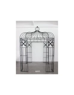 Gloriette En Fer Forgé Gris Anthracite 200x200 Cm